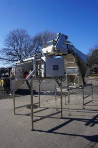 Ohlson Single Head Stainless Steel Scale with Feeder/Elevator, Expandable