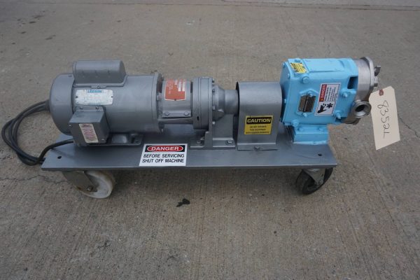 Waukesha Size 15 SS Positive Displacement Pump, Portable
