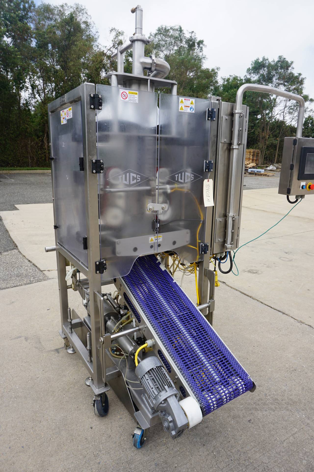 TUCS TEVFF-10S Stainless Form/Fill/Seal, Piston Fill
