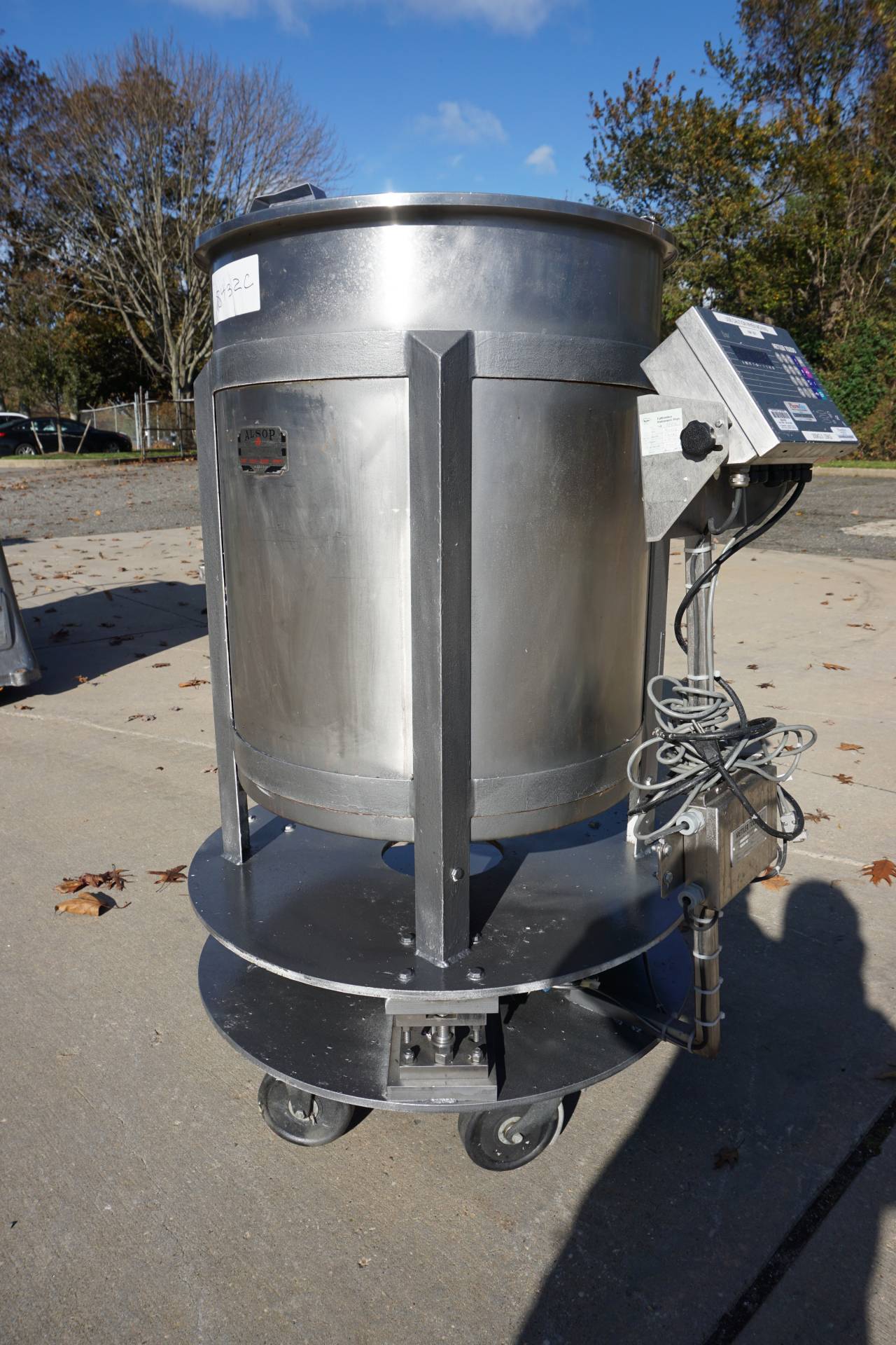 60 Gallon Alsop Stainless Steel Tank With Load Cells