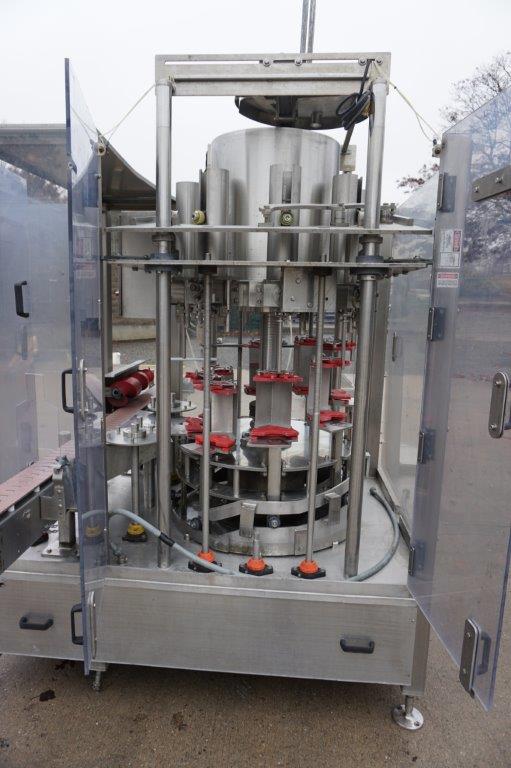 PackWest 8 Head Rotary Piston Filler, Large Pistons