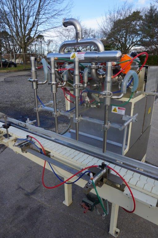 PackWest 4 Piston Straight Line Filling Machine, 32 Ounce Pistons