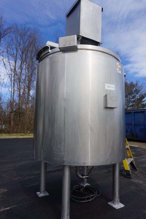 350 Gallon Expert Industries 316 SS Scraper Agitated Kettle, 45 PSI Jacket