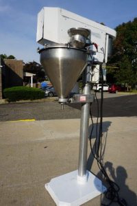 All Fill Single Auger Powder Filler, Foot Switch Actuated with Controllers