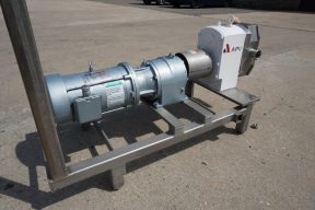 APV 2 Inch X 2 Inch SS Positive Displacement Pump, 5 HP