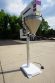 All Fill Single Auger Powder Filler, Foot Switch Actuated 20 in. Stainless Steel Hopper with Lid