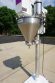 All Fill Single Auger Powder Filler, Foot Switch Actuated 20 in. Stainless Steel Hopper with Lid