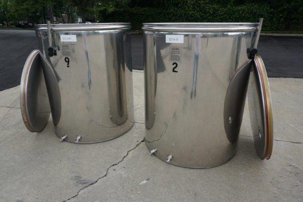 264 Gallon L.A. Inox (Italy) Wine Tanks with Floating Lids (2)