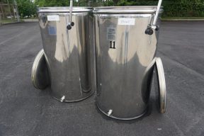 132 Gallon L.A. Inox (Italy) Wine Tanks with Floating Lids (2)