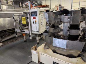 Hayssen 12-16 Vertical Form Fill & Seal Machine, with Yamato 8 Head Rotary Scales