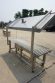 24 In. Wide X 84 In. Long Stainless Steel Roller Conveyor With Scale