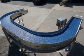 16 In. Wide Food Grade “U” Shaped Conveyor