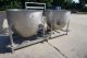 Battery of Two 200 Gallon Hemispherical Kettles, Side Entering Agitation