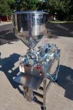 Quantitative Dual Head Air Operated Stainless Piston Filler, with Foot Switch
