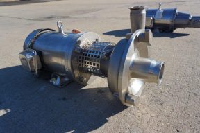 Ampco 3 In. X 2 In. Stainless Steel Centrifugal Pump, 5 HP