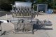 REB 6 Head Automatic Inline Piston Filling Machine, Agitated Hopper
