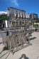 REB 6 Head Automatic Inline Piston Filling Machine, Agitated Hopper