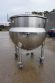 250 Gallon Hamilton 316SS Hemispherical Kettle, 90 PSI Jacket