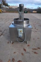 40 Gallon Cleveland Range Stainless Steel Scraper Agitated Kettle, Auto Tilt discharge