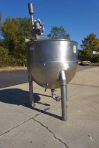 150 Gallon Groen Stainless Hemispherical Kettle, 100 PSI Jacket