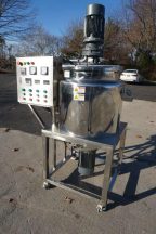 30 Gallon Ailusi Type 316L SS Jacketed Dual Action Kettle/Tank, with Homogenizing