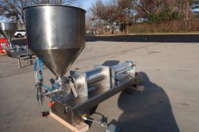 Single Piston Gallon Tabletop Filler, Air Operated