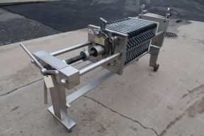 Della Toffola 16 In. X 16 In. Plate and Frame Filter Press, Stainless Framework