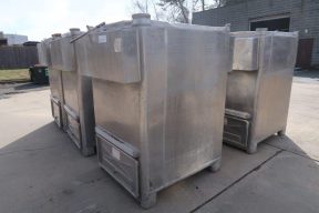 500 Gallon TOTE Stainless Steel Stackable Storage Tanks (6)