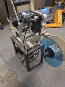 Tabletop Pressure Sensitive Wraparound Labeler, With Coder