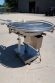 42 In. Diameter Stainless Steel Rotary Unscrambling/Accumulating Table, Single Phase