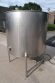 500 Gallon Stainless Steel Vertical Mix Tank, Side Entering Triple Prop