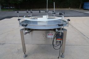48 In. Apacks Rotary Unscrambling/Accumulating Table, All Stainless, Varispeed SN 12193