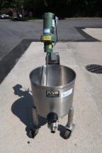 20 Gallon JVNW Stainless Steel Portable Mix Tank
