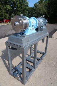 Charlotte SD-40 Stainless Steel Horizontal Colloid Mill, Tall Stand