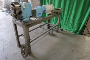 Waukesha Model 220 SS Positive Displacement Pump,  4 In.Tri-Clamp Ports, 15 HP Varispeed