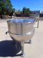 150 Gallon Groen Stainless Steel Jacketed Hemispherical Kettle, 3 In. Tri-Clamp Discharge