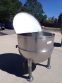 150 Gallon Groen Stainless Steel Jacketed Hemispherical Kettle, 3 In. Tri-Clamp Discharge