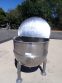 150 Gallon Groen Stainless Steel Hemispherical Jacketed Kettle, 3 In. Tri-Clamp Discharge