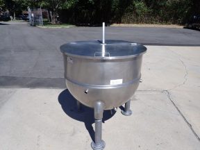 150 Gallon Groen Stainless Steel  Hemispherical Kettle, 45 PSI Jacket