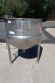 150 Gallon Lee 316 Stainless Jacketed Hemispherical Kettle, 3 In. Tri-Clamp
