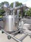250 Gallon Lee 316 SS Sanitary Agitated Vacuum Vessel, 90 PSI Jacket, Scraper and High Shear Tilt Out Agitation