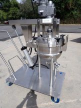 10 Gallon Lee 316 SS Jacketed Vacuum Agitated Pressure Kettle/Reactor, Portable