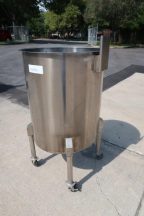 75 Gallon Stainless Steel Vertical Portable Tank