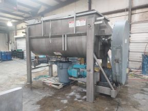 120 CF American Process Systems Stainless Double Ribbon Blender, 100 HP Motor