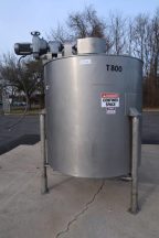 800 Gallon Lee Stainless Steel Double Motion Scraper Agitated Kettle, 125 PSI Jacket