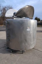 800 Gallon Mojonnier SS Jacketed Mix Kettle/Tank, Multi-Zone Jacket