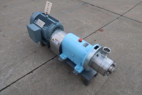 Waukesha SP4 Stainless Steel Inline Shear Pump, 10 HP