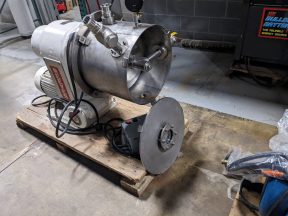 Cornell Model D-16 Stainless Versator/Deaerator, with SIHI Vacuum Pump