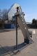 Hytrol 12 In. Wide Inclined Cleat Belt Conveyor/Feed, 80 In. Discharge Height