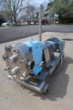 Waukesha 130 Stainless Positive Displacement Pump, 10 HP Motor